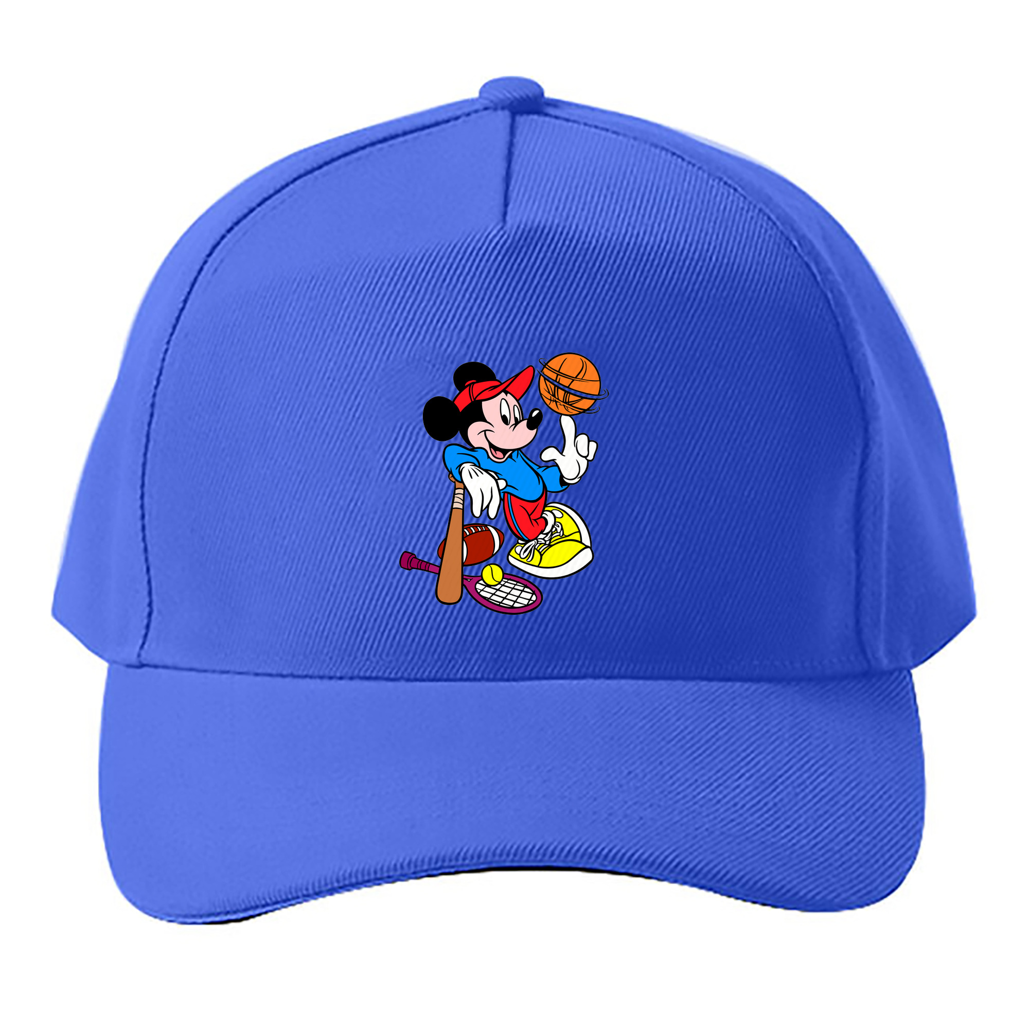 （画像用） ミッキーマウス Mickey Mouse ベースボールキャップ 綿100％ 男女兼用 帽子 スポーツ
